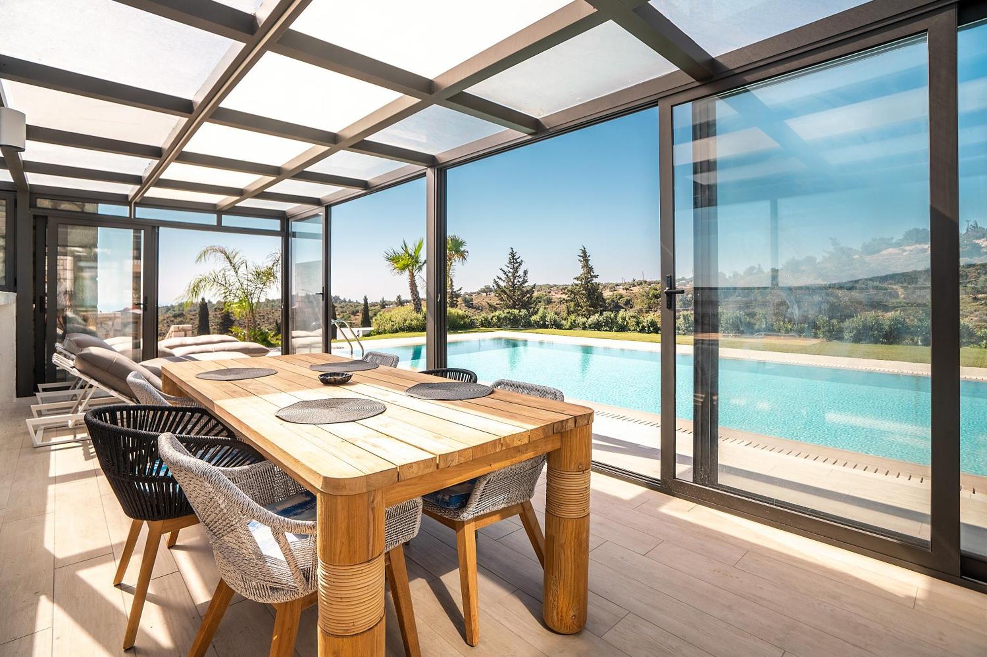 Вилла Sky Hills Psinthos Экстерьер фото
